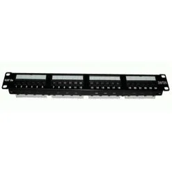 Patch panel 24 port CAT.5e Pro Fully shielded
