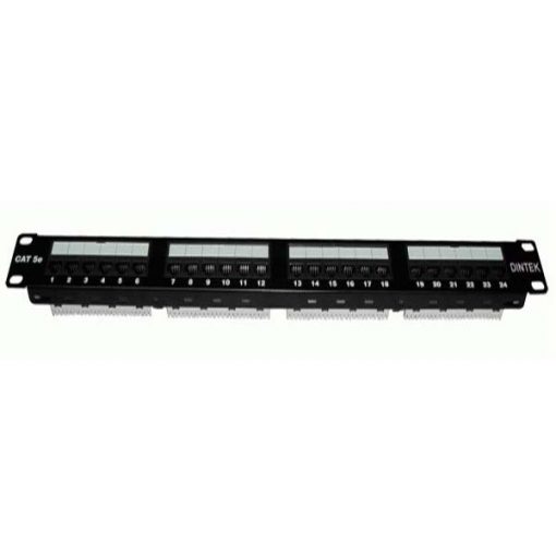 Patch panel 24 port CAT.5e Pro Fully shielded