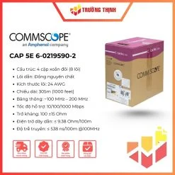 Cáp mạng CommScope Cat5e UTP AMP 6-0219590-2