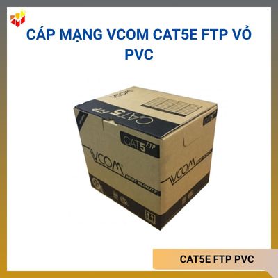 Cáp mạng VCOM CAT5E FTP PVC