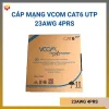 Cáp mạng VCOM CAT6 UTP vỏ PVC