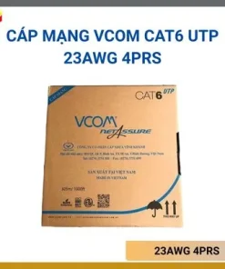Cáp mạng VCOM CAT6 UTP vỏ PVC