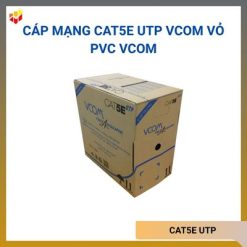 Cáp mạng CAT5E UTP VCOM VỎ PVC