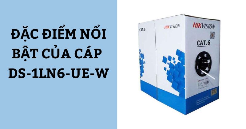 Đặc điểm nổi bật của cáp DS-1LN6-UE-W