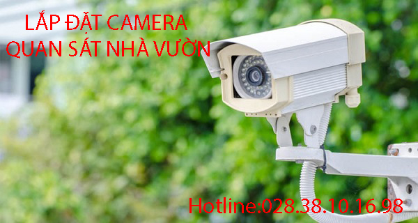 Lắp đặt Camera quan sát cho nhà vườn