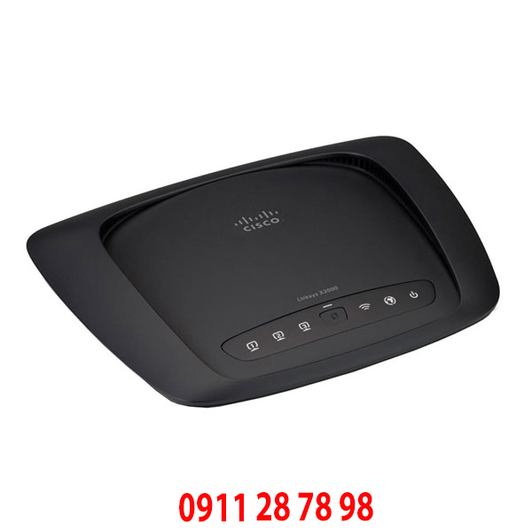 X2000 Linksys Wireless-N Router with ADSL2+ Modem