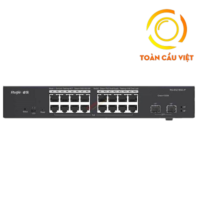 Thiết Bị Mạng Switch PoE Ruijie RG-ES218GC-P