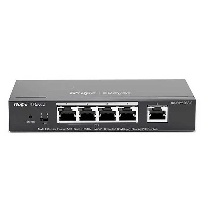 Thiết Bị Mạng Switch PoE Ruijie RG-ES205GC-P