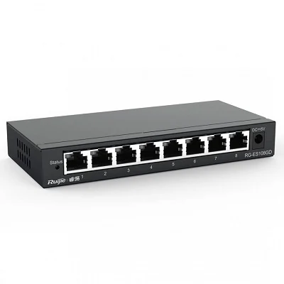 Switch 8 cổng 10/100/1000 BASE-T RUIJIE REEYE RG-ES108GD