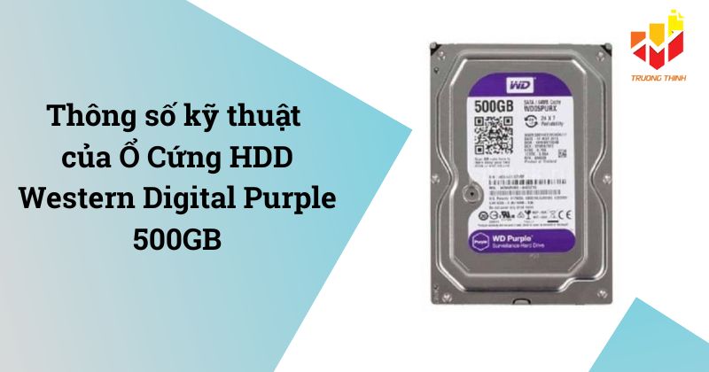 Ổ Cứng HDD Western Digital Purple 500GB