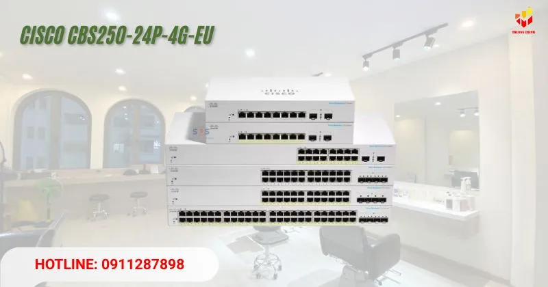 Thiết bị chuyển mạch CISCO CBS250-24P-4G-EU