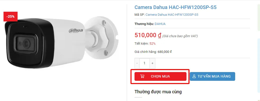 Chọn sản phẩm cần mua Chọn sản phẩm cần mua