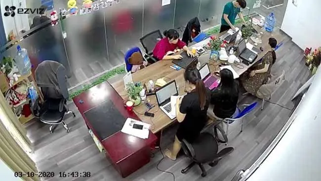 Lắp camera giám sát khu vực văn phòng