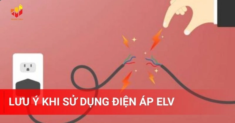 Lưu ý khi sử dụng điện áp thứ cấp không bao giờ vượt quá 50V