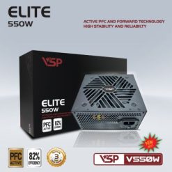 Nguồn VSP Elite V550W Active PFC