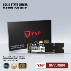 Ổ cứng SSD VSP M.2 PCIe Gen3x4 NVMe SNV1/512G