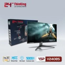 Màn Hình Phẳng 24" VSP - V2408S Màu Trắng