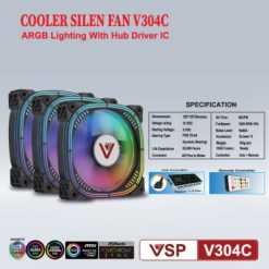 Bộ Kit 3 Fan V304C LED ARGB