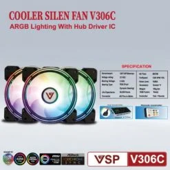 Bộ Kit 3 Fan V306C LED ARGB