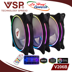 Bộ Kit 3 Fan V206B LED RGB