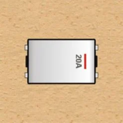 Công tắc 2 cực 20A cỡ nhỏ SCMD20/S