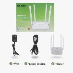 Phát Sóng WiFi 4 Anten WR08
