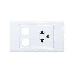 Ổ đơn 3 chấu+2 lỗ S18UEXX