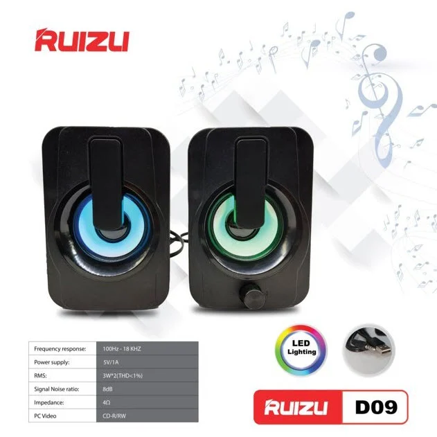 Loa 2.0 Ruizu D09 LED