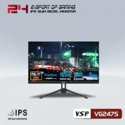 Màn hình 24 inch gaming VSP - VG247S (phẳng, Full-HD, IPS, 165Hz)