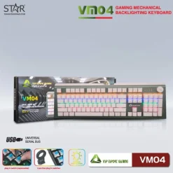 Phím Cơ VSP VM04 Trắng Chuyên Gaming