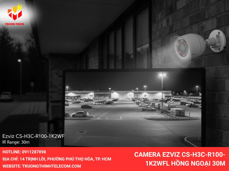 Camera Ezviz CS-H3C-R100-1K2WF hồng ngoại 30m