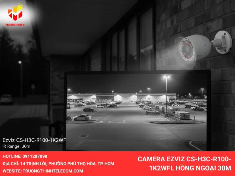 Camera Ezviz CS-H3C-R100-1K2WF hồng ngoại 30m