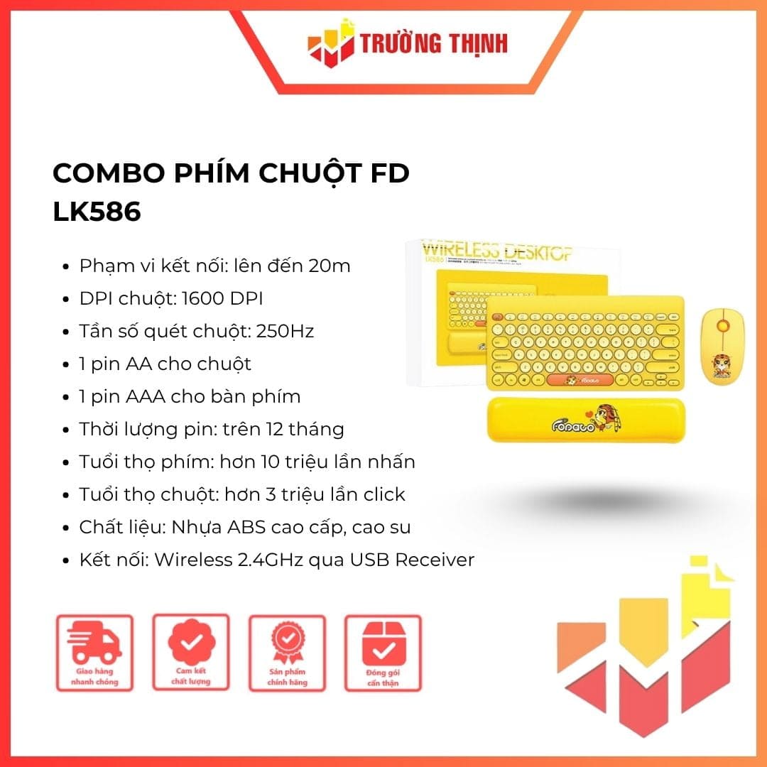 Combo Phím chuột FD LK586