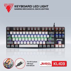 Phím Cơ JEDEL KL-103 Xám Đen
