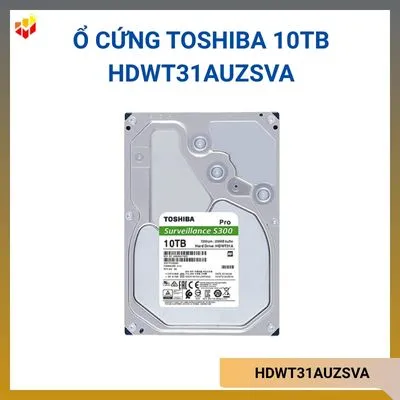 Ổ cứng Toshiba Internal 3.5" 10TB Surveillance S300 HDWT31AUZSVA
