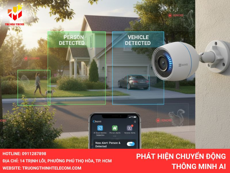 Phát hiện chuyển động thông minh AI