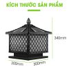 ĐÈN TRỤ CỔNG TT-309B (300*300) Màu đen