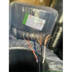 DÂY ĐIỆN THOẠI 4 TIM LIỀN NGUỒN NGOÀI TRỜI VÕ PE CUỘN 300 MÉT KADITA