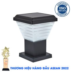 ĐÈN TRỤ VUÔNG H280B (ĐEN)