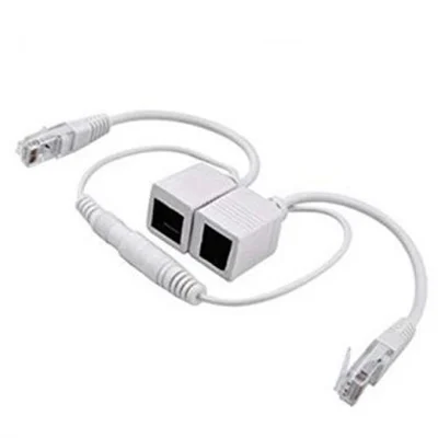 Balun chuyển đổi PoE cho Camera IP (đen/trắng)