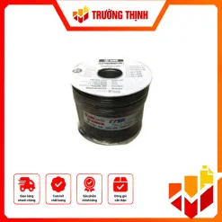 Dây điện thoại 4 line Sino (đen) (TLD 1/0.5mm x 2P/DE)