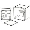 Hộp box nối dây chống cháy 185x185x80 E265/43 Sino