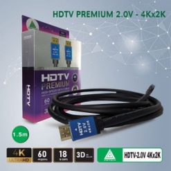 Cáp HDMI VSPTECH 2.0, 4K Dây Tròn 20m