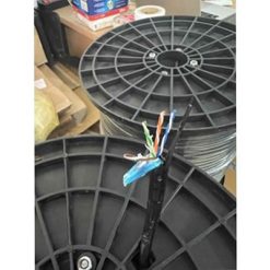 CÁP 5E FTP CHỐNG NHIỄU OUTDOOR CÓ DÂY GIA CƯỜNG KADITA CAT 5E FTP 4X(2X0.5)CU PE +1(7X0.33)ST