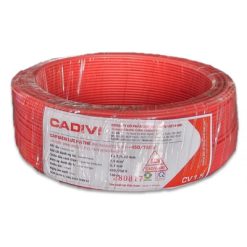 DÂY ĐIỆN ĐÔI RUỘT ĐỒNG CADIVI (2,0*16 SỢI)