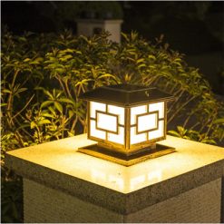 ĐÈN TRỤ CỔNG TT-404 (400*400) Màu vàng