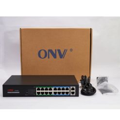 Switch Poe ONV 16 port H1016PLS 10/100M