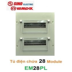 Tủ điện âm chứa 28 module EM28PL