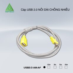 Cáp USB Nối dài VSPTECH 2.0 Chống Nhiễu (1.5m)