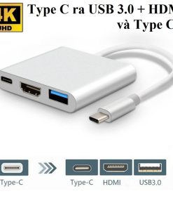Cáp Chuyển Type-C ra HDMI/USB 3.0/Type-C